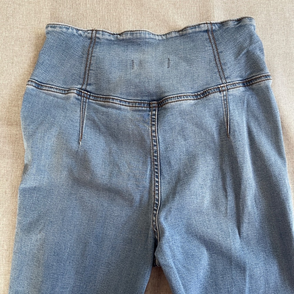 Free People We The Free Venice Beach Flare High Rise Crossover Jeans Womens 29 - Picture 16 of 16